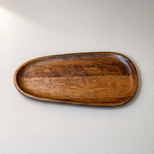 Rustic Brown Wooden Serving Tray